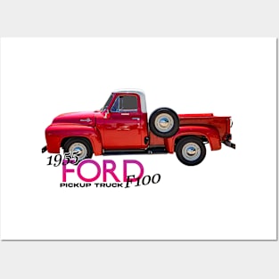 1955 Ford F100 Pickup Truck Posters and Art